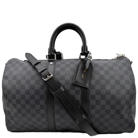 louis vuitton black keepall bag|louis vuitton keepall bandouliere bag.